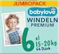 Pannolini premium taglia 6 XL (15-20 kg), confezione Jumbo babylove