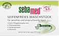 seifenfreies Waschstück mit Olivenöl sebamed