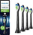 Aufsteckbürsten W2 Optimal White schwarz Philips Sonicare
