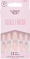Künstliche Nägel 3D Gel Finish Flutterby Set Elegant Touch