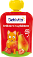 Quetschie Erdbeere in Apfel Birne, ab 1 Jahr (4x90 g) Bebivita