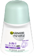 Minerálny guľôčkový antiperspirant 6-in-1 Protection Skin + Clothes GARNIER mineral