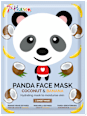 Detská textilná pleťová maska Panda Coconut & Banana 7th Heaven