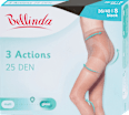 Alakformáló harisnyanadrág 3action, 25 DEN; fekete S Bellinda