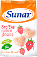 Detské chrumky jahodové srdiečka Sunar