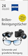 Brillen-Reinigungstücher Zeiss