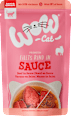 Nassfutter Katze mit Rind, Huhn & Lachs, Filets in Sauce Multipack (6x85 g) WOW