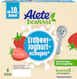 Joghurt und Erdbeere ab dem 10. Monat, 4x100g Alete bewusst