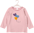 Langarmshirt mit Herz-Applikation, rosa, Gr. 92 ALANA