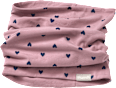 Loop Schal Pro Climate mit Herz-Muster, lila ALANA