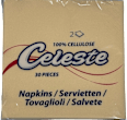 Ubrusi, 2-slojni, boja šampanjca, 33 x 33 cm Celeste