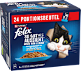 Nassfutter Katze, Geschmacksvielfalt aus dem Wasser in Gelee, Multipack (24x85g) Felix