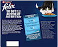 Nassfutter Katze, Geschmacksvielfalt aus dem Wasser in Gelee, Multipack (24x85g) Felix