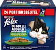 Nassfutter Katze, gemischte Vielfalt mit Gemüse in Gelee, Multipack (24x85g) Felix