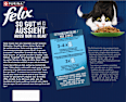 Nassfutter Katze, gemischte Vielfalt mit Gemüse in Gelee, Multipack (24x85g) Felix