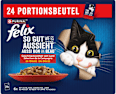 Nassfutter Katze, Geschmacksvielfalt vom Land in Gelee,Multipack (24x85 g) Felix