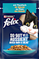 Nassfutter Katze mit Thunfisch in Gelee, So gut wie es aussieht, Adult Felix