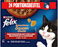 Nassfutter Katze, Sensations Saucen - Geschmacksvielfalt vom Land, Multipack (24x85  g) Felix