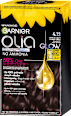 Farba do włosów opalizujący ciemny brąz 4.12 GARNIER olia