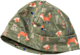 Beanie mit Fuchs-Muster, grün, Gr. 48/49 ALANA