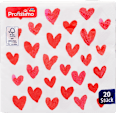 Papierové servítky Srdcia Profissimo