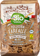 Bio farfalle száraztészta teljes kiőrlésű durumbúzából dmBio