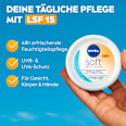 Feuchtigkeitscreme soft im Tiegel LSF 15 NIVEA