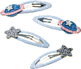 Haarclips Regenbogen/Weltraum ebelin