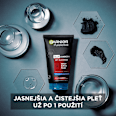 Čistiaci pleťový gél peeling a maska proti čiernym bodkám 3v1 Charcoal GARNIER SKIN NATURALS