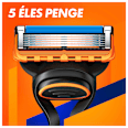 Fusion borotva készülék 5db betéttel + állvánnyal Gillette