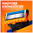 Fusion borotva készülék 5db betéttel + állvánnyal Gillette
