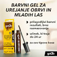 Gel za oblikovanje obrvi in mladih laskov Tinted Glued got2b