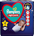 Pieluchomajtki na noc rozmiar 4, 9-15 kg Pampers