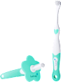 Prima periuță de dinți și prima suzetă brush-baby