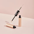 Izdelek za nego trepalnic in oči Double Eye Care z balzamom za nego trepalnic in anti-age serumom za nanos okoli oči Derma-Luxe Cosmetics