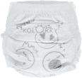 Nočné plienkové nohavičky Deluxe Velvet Sleepy - XL (12-16 kg) Kolorky