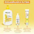 Rozjasňujúce sérum + denný pleťový UV fluid Vitamin C Invisible SPF 50+ GARNIER SKIN NATURALS