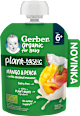 organic BIO příkrm v sáčku mango a broskev s kokosovým mlékem Gerber Organic