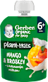 organic BIO příkrm v sáčku mango a broskev s kokosovým mlékem Gerber Organic