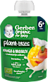 organic BIO příkrm v sáčku mango a broskev s kokosovým mlékem Gerber Organic