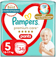 Pieluchomajtki Premium Care rozmiar 5, 12-17 kg Pampers Premium Care