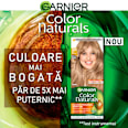 Vopsea de păr permanentă 8.13 Blond bej deschis GARNIER Color naturals