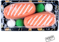 Șosete colorate unisex în amablaj de sushi SOXO