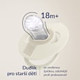 Prime dudlík silikonový 18m+ Lilac/Violet LOVI