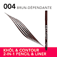 Khol & Contour olovka za oči – 04 Dark Brown BOURJOIS PARIS