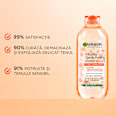 Apă micelară cu efect exfoliant delicat GARNIER SKIN NATURALS