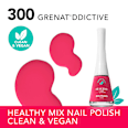 Clean & Vegan Healthy Mix lak za nokte – 300 Grenat`ddictive BOURJOIS PARIS