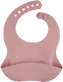 silikonový bryndák růžový Canpol babies