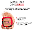 Pudră compactă Infaillible 24H Fresh Wear 120 L'ORÉAL PARiS