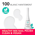 Clean & Vegan Healthy Mix lak za nokte – 100 Blanc'hantement BOURJOIS PARIS